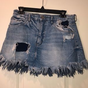 Zara Denim skort